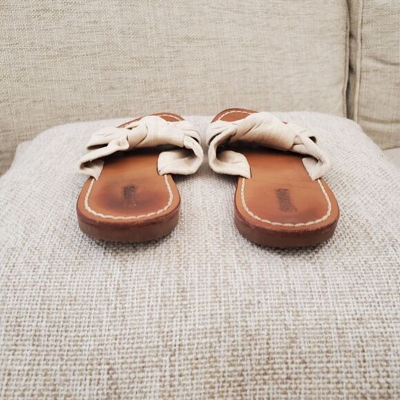Saludos Knotted Slide Sandals Sz 7.5 - Picture 8 of 13